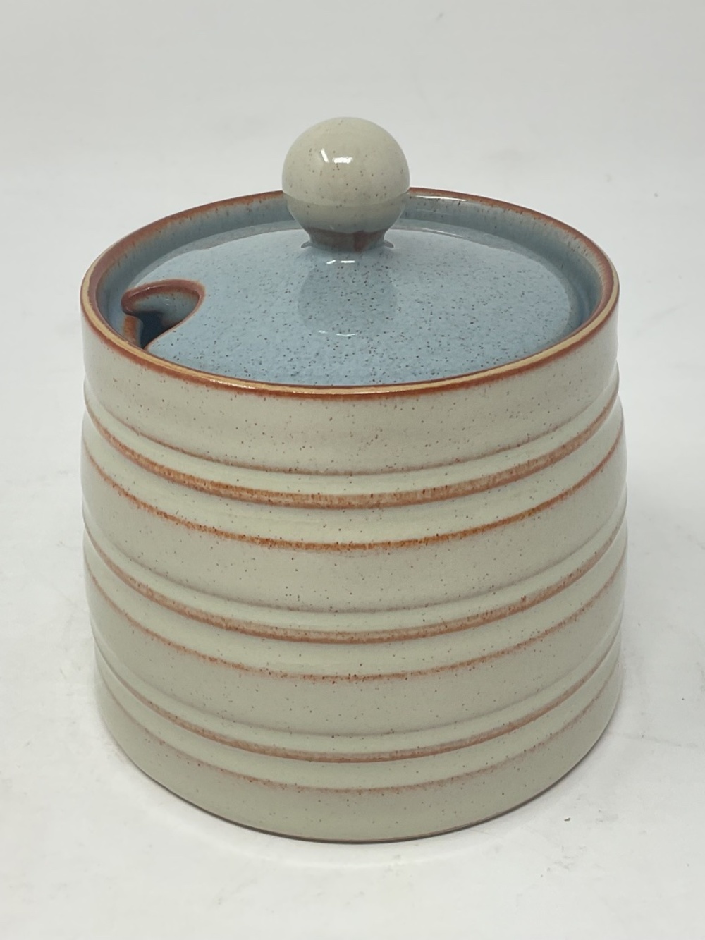 Denby Heritage Terrace Stoneware Lidded Sugar Bowl